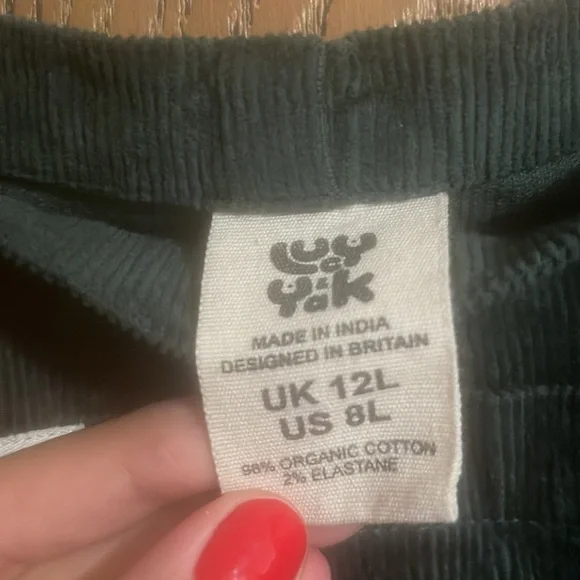 Lucy & Yak Cordoroy Dungarees Overalls - Picture 2 of 5